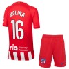 Maillot de Supporter Atlético Madrid Molina 16 Domicile 2023-24 Pour Enfant